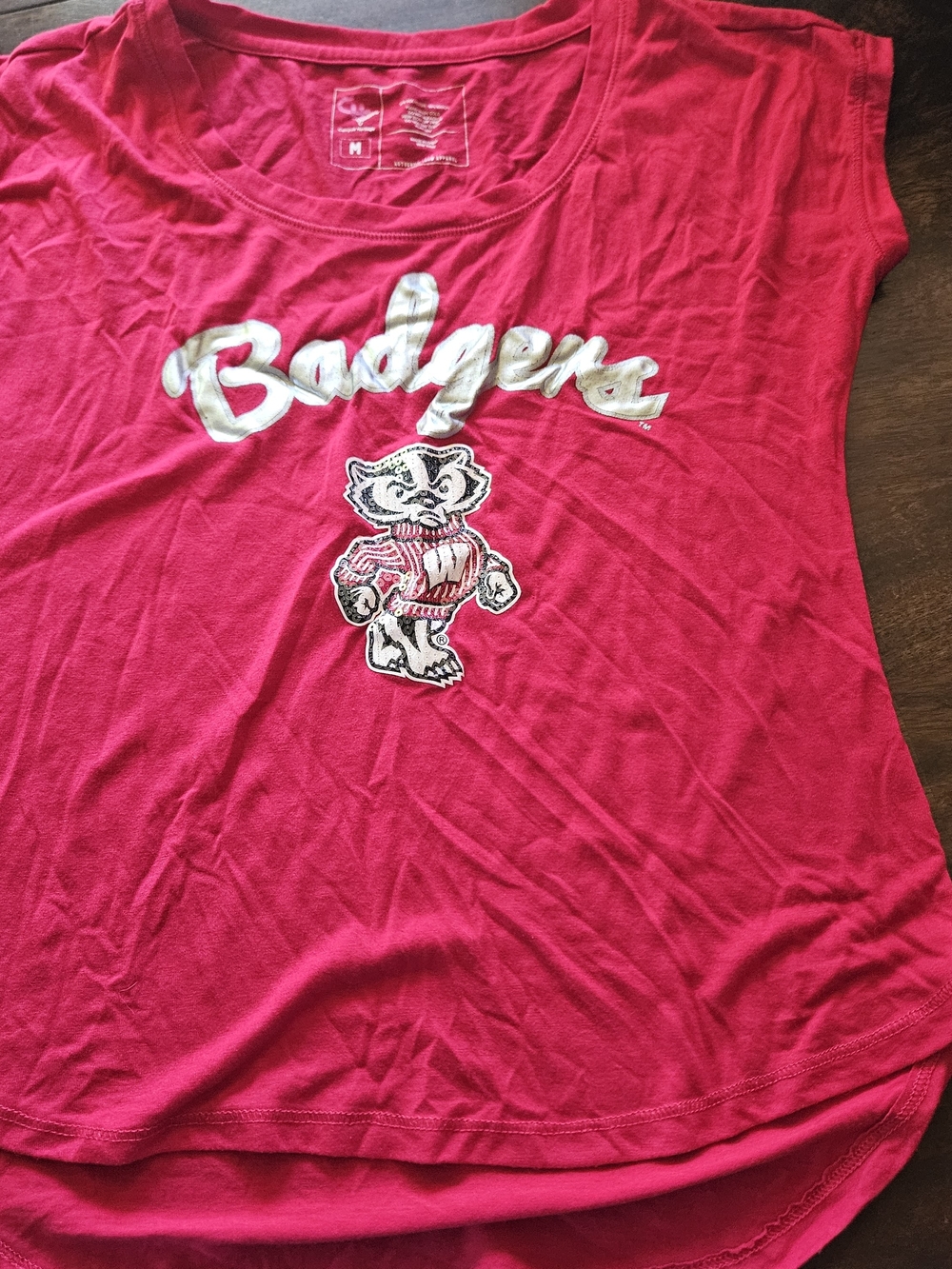 Campus Heritage Hot Pink "Badgers" Short Sleeve Tee